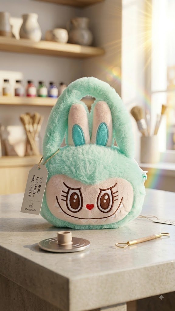 sac bandoulière en peluche – Image 2
