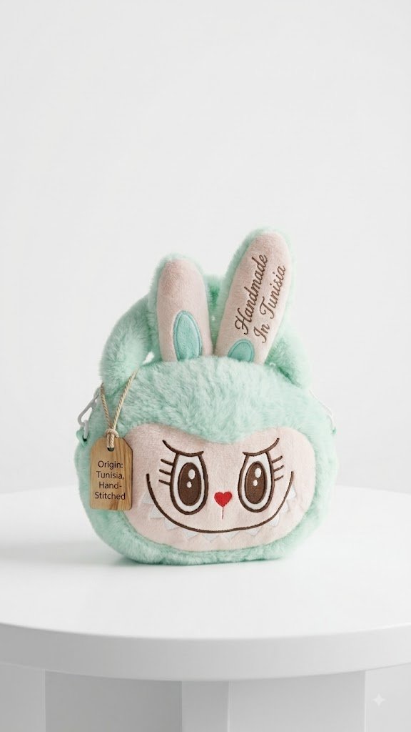 sac bandoulière en peluche – Image 3