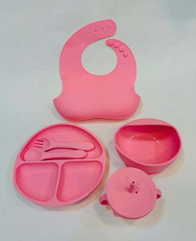 Silicone baby cutlery set